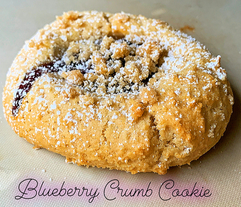 Blueberry Crumb Cake Cookies