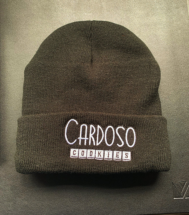 Cardoso Cookies Black Beanie Winter Hat